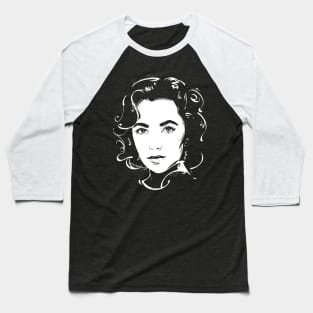 Elizabeth Taylor Baseball T-Shirt